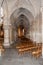 Paris, France. August 2022. The interior of Eglise Saint Severin in Quartier Latin in Paris.