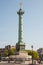 Paris, France . August 2022. Place de la Bastille with the Colonne de Juillet monument