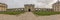 Paris, France - August 25, 2017: Courtyard of the Castle of Vincennes, Paris. France