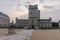 Paris, France - August 25, 2017: Courtyard of the Castle of Vincennes, Paris. France