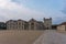 Paris, France - August 25, 2017: Courtyard of the Castle of Vincennes, Paris. France