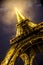 Paris France Eiffel Tower Tourism - Rain and Lgiht
