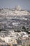 Paris, France, Europe, aerial view, Montmartre, hill, Sacre Coeur, Sacred Heart, skyline, city