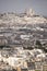 Paris, France, Europe, aerial view, Montmartre, hill, Sacre Coeur, Sacred Heart, skyline, city