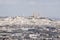 Paris, France, Europe, aerial view, Montmartre, hill, Sacre Coeur, Sacred Heart, skyline, city