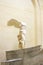 PARIS, FRANCE , JANUARY 26, 2017: Winged Victory of Samothrace, called Nike of Samothrace, hellenistic marble sculpture