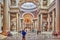 PARIS, FRANCE - JULY 05, 2016 : Inside, interior of French Mausoleum for Great People of France - the Pantheon in Paris.