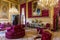 Paris, France - July 6, 2018: Apartments of Napoleon III in Louvre Museum. Louvre Museum is the biggest museum in word. Luxury