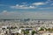 PARIS, FRANCE - JUNE 23, 2016: Aerial view from Basilica of the Sacred Heart of Jesus stands at the summit of the butte