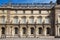 PARIS, FRANCE - JUNE 23, 2017: Details of the facade of the Louvre. Is the world largest art museum and is housed in the Louvre