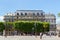 PARIS, FRANCE - JUNE 23, 2017: Old historical buildings on Place de l`Hotel de Ville City Hall Plaza, or, before 1802, the Place