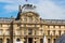 PARIS, FRANCE - JUNE 23, 2017: View of the Pavillon Sully of the Louvre. Is the world largest art museum and is housed in the