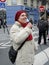 Paris, France, Libya Demonstration, Portrait,