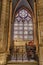 Paris, France - March 13, 2018: Pierre Cardinal de Gondi chapel in Notre Dame, Paris, France. Grave memorial to the saint