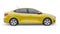 Paris. France. March 22, 2022. Dacia Logan 2021 is a cheap family European car also known under the Renault brand. A