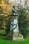 Paris, France, March 27 2017: Henry Murger statue at the Luxembourg Palace garden Historic Luxembourg Gardens Jardin du