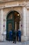 Paris, France, March 27 2017: The University of Paris, Sorbonne university, famous university in Paris, founded by