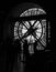 Paris, France, March 28 2017: inside view of the clock of Orsay museum in Paris