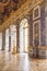 Paris, France, March 28 2017: Mirror`s hall of Versailles Chateau. France