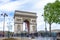 Paris, France - May 1, 2017: Long exposure view of Arc de Triomp