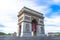 Paris, France - May 1, 2017: Long exposure view of Arc de Triomp