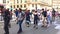 Paris. France. May 2018. Roller skating marathon in the center streets of Paris