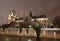 Paris, France, Notre Dame de Paris facade, city panorama with river view
