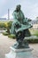 PARIS, FRANCE - OCTOBER 20: Statue of Jules Hardouin-Mansart, ar
