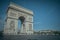 PARIS, FRANCE - OCTOBER 23, 2019 : Arc de Triomphe the parisian monument of the second world war