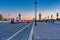 Paris, France - September 17, 2022: Beautiful Pont Alexandre III bridge over the Seine river at sunset, Paris. France