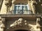 PARIS, FRANCE- SEPTEMBER 20, 2015: shot of architectural detail on an apartment in paris