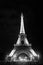 Paris, France - September 23, 2017: eiffel tower at night time. Icon of France. Eiffel Tower in night illuminaiton. The