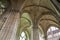 Paris - interior of Saint Denis gothic cathedral