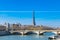 Paris, the Invalides bridge