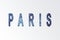 Paris lettering, Paris milky way letters, transparent background