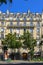 Paris Luxury stone made Hausmannian buildings facade