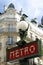 Paris Metro sign