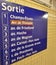 Paris, Metropolitaine. Signs and Directions