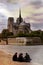 Paris Notre Dame Cathedral of Our Lady of Paris, France