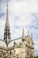 PARIS, NOTRE DAME: On the roof of the central nave, a tall spire was raised in 1860 called the FlÃ¨che. France