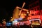 PARIS - OCT 29: The Moulin Rouge by night