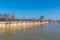 Paris, panorama of the pont Royal