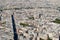 Paris, panoramic view on St. Sulpice Church from M