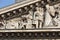 Paris - The pediment of Pantheon.