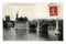 Paris, Pont de Grenelle bridge, Seine river and Statue of Liberty, France, circa 1909,