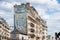 Paris residential street with traditional apartment buildings in