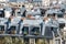 Paris roofs and building cityview