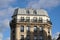 Paris roofs chimney and building cityview