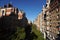 Paris roofs chimney and building cityview