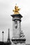 Paris - sculpture from Alexandre III bridge